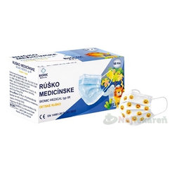 BIOMIC RÚŠKO medicínske detské typ IIR smajlík 50 ks