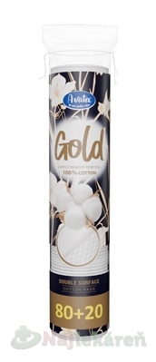 E-shop A vata GOLD DE LUXE kozmetické odličovacie tampóny 100 ks