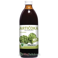 EkoMedica SK Artičoka šťava 99,8% 500 ml