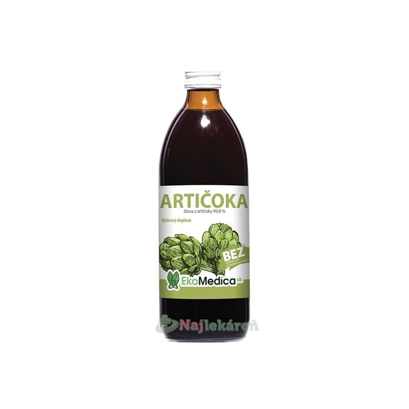EkoMedica SK Artičoka šťava 99,8% 500 ml