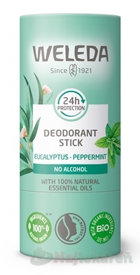 WELEDA DeoStick Eukalyptus a Mäta 50 g