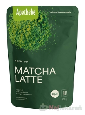 APOTHEKE Matcha Latte BIO vegan 250 g kúpite na Najlekaren.eu