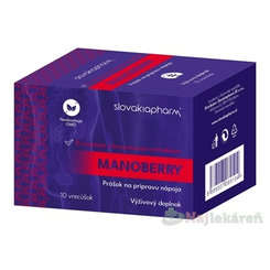 Slovakiapharm MANOBERRY prášok vo vrecúškach 10 ks
