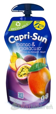 Capri Sun Mango-Maracuja pasterizovaný ovocný nápoj 330 ml