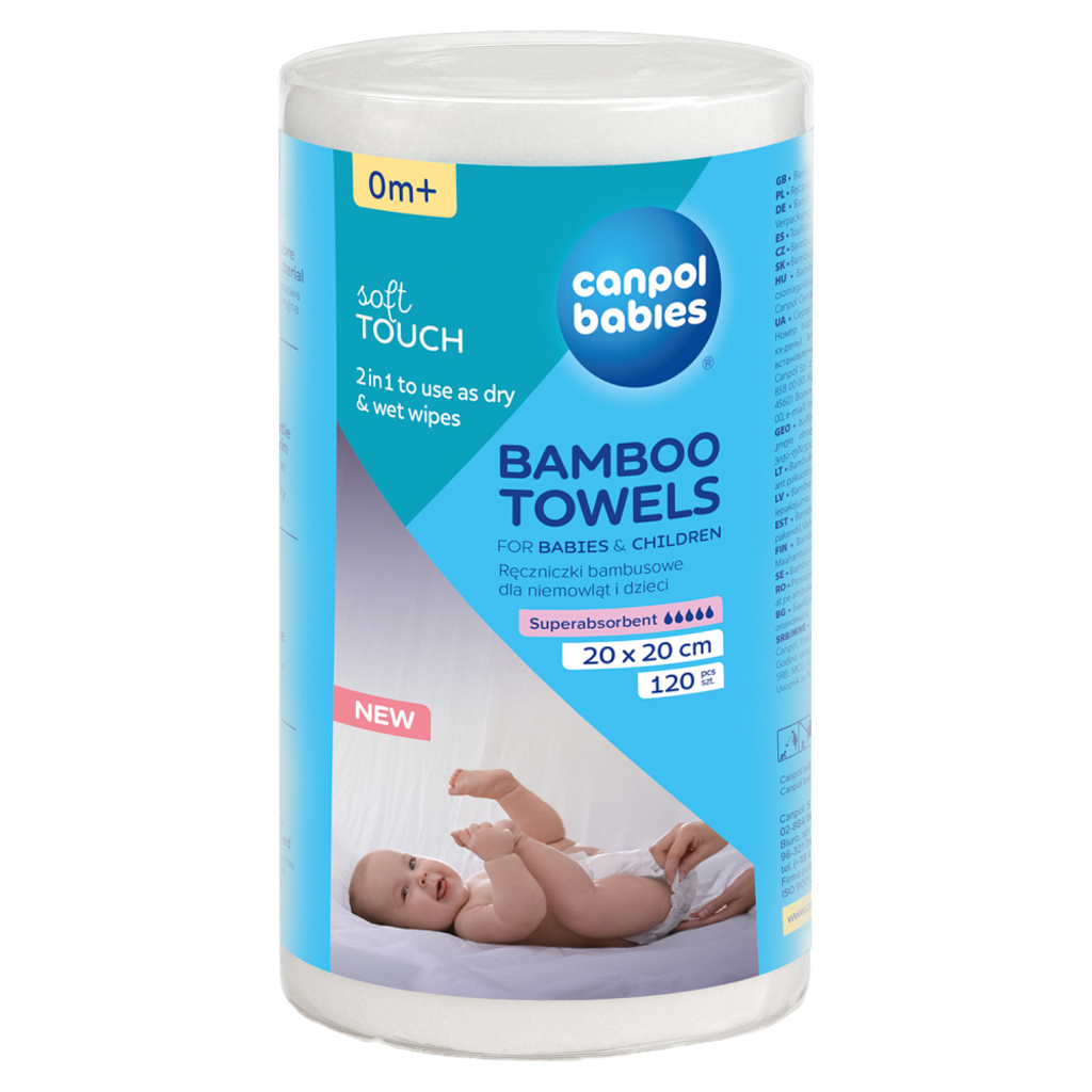 CANPOL BABIES Utierky jednorazové bambusové 120 ks kúpite na Najlekaren.eu