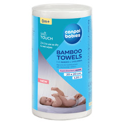 CANPOL BABIES Utierky jednorazové bambusové 120 ks