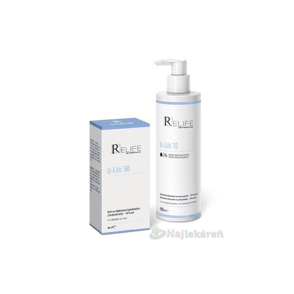 U-Life Hydratačný balíček U-Life 10 krém 400ml + U-Life 50 krém 30ml