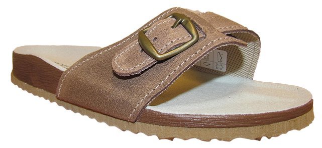 E-shop Ortopedické sandále vel. 35 hnedé 1pár