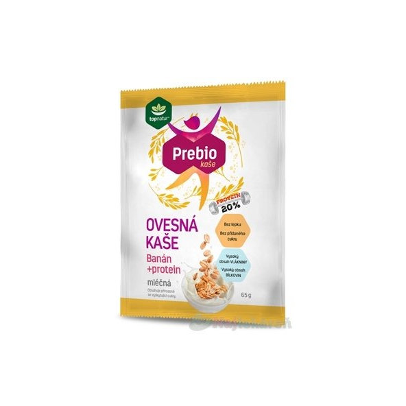 topnatur Prebio OVSENÁ KAŠA mliečna Banán+proteín, 65g