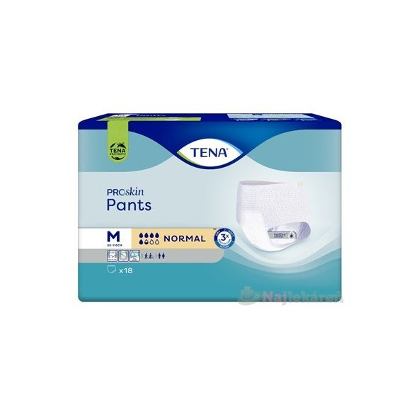 TENA Pants Normal, inkontinenčné nohavičky (veľ.M) 18ks