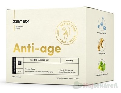 E-shop Zerex Anti-age drink prášok na prípravu nápoja vo vrecúškach 1x30 ks