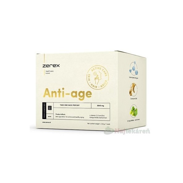 Zerex Anti-age drink prášok na prípravu nápoja vo vrecúškach 1x30 ks