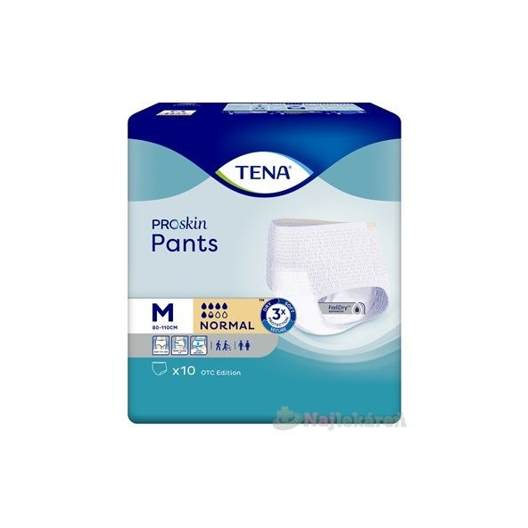 TENA Pants Normal, inkontinenčné nohavičky (veľ.M) 10ks