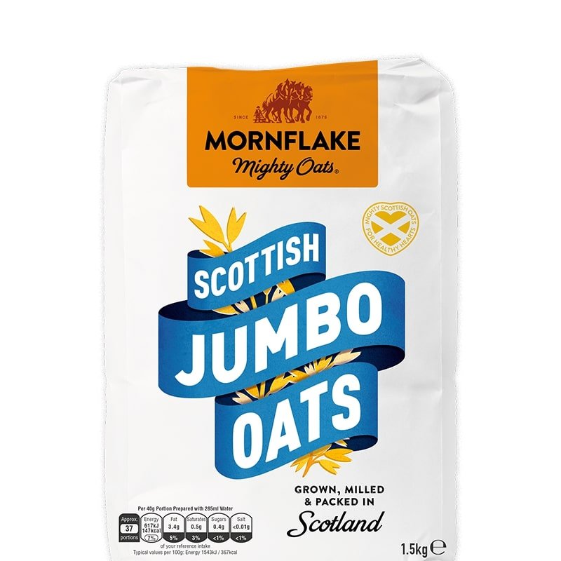 E-shop Celozrnné ovsené vločky Scottish Jumbo Oats - Mornflake, 1500g