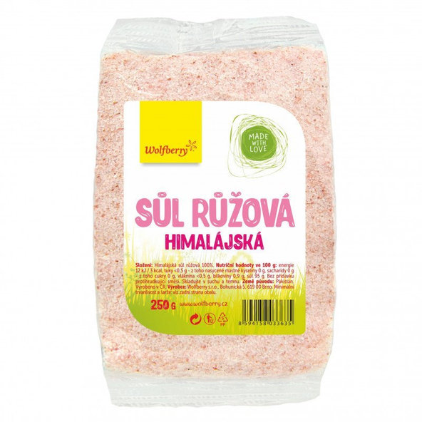 Himalájska ružová soľ - Wolfberry, 1000g