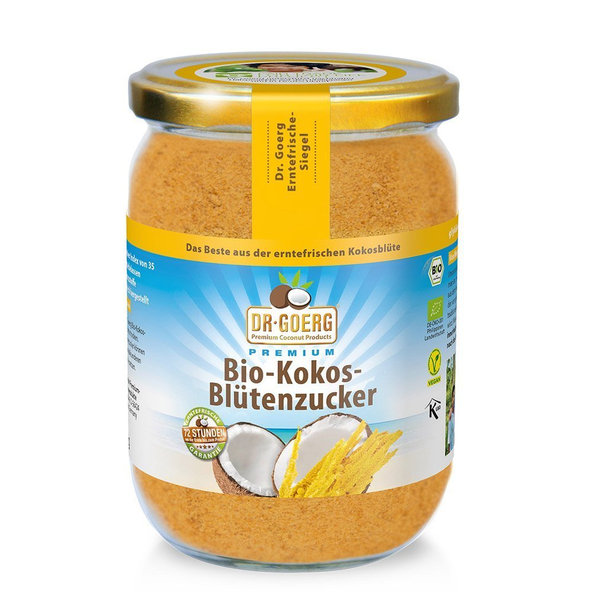 Premium BIO Cukor z kokosových kvetov - DR. GOERG, 600g