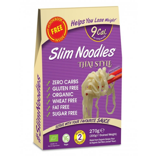 BIO Cestoviny Slim Pasta Noodles Thai Style - Slim Pasta, 270g