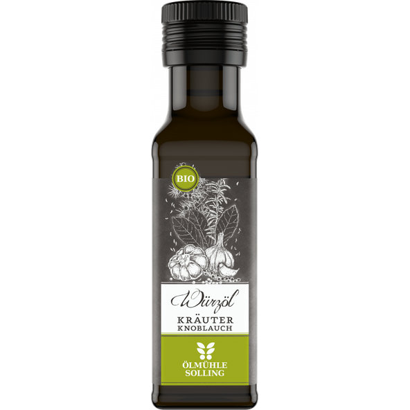 BIO Bylinkovo-cesnakový olej - Ölmühle Solling, 100ml
