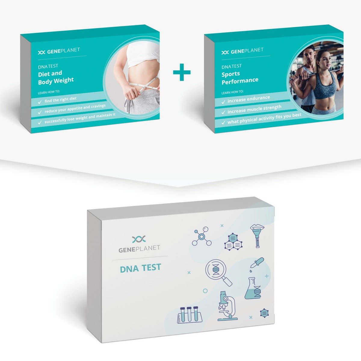 E-shop DNA Test Sports Performance + Diet and Body Weight - GenePlanet
