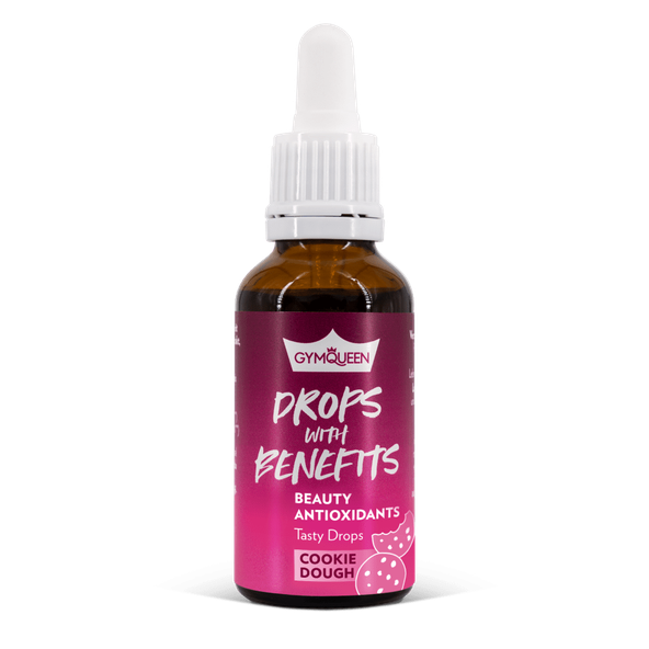 Drops with Benefits Beauty Antioxidants - GYMQUEEN, vanilka, 30ml