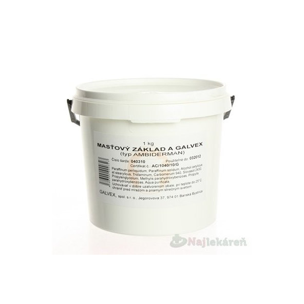 MASŤOVÝ ZÁKLAD A - GALVEX 1000g