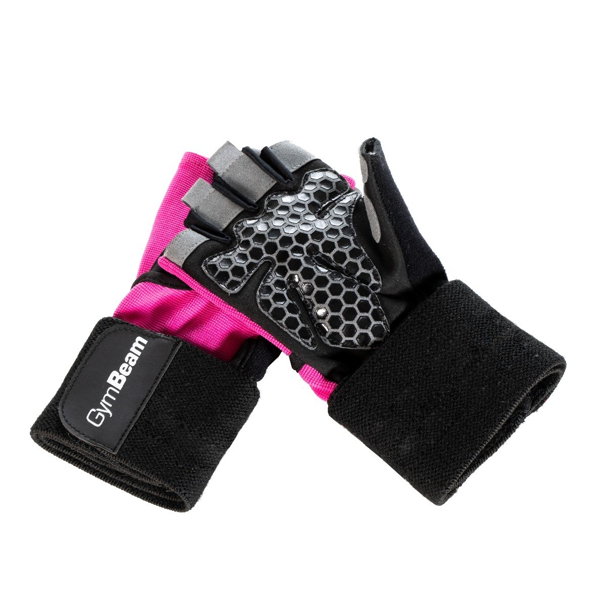 E-shop Dámske fitness rukavice Guard Pink - GymBeam, veľ. L
