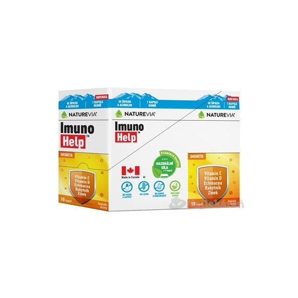 SWISS NATUREVIA Imuno Help BOX cps 10x10 ks (100 ks)