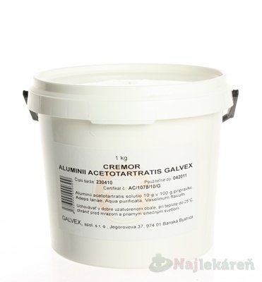CREMOR ALUMINII ACETOTARTRATIS GALVEX 1000g