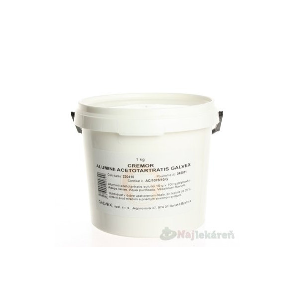 CREMOR ALUMINII ACETOTARTRATIS GALVEX 1000g