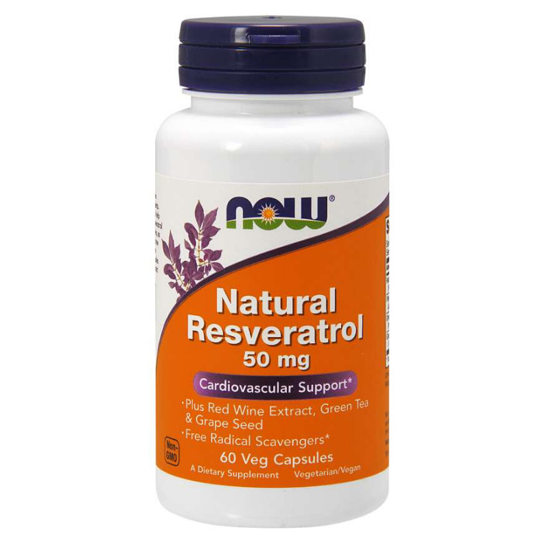 E-shop Natural Resveratrol - NOW Foods, 60cps