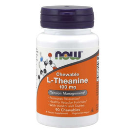 L-Teanín 100 mg - NOW Foods, 90cps