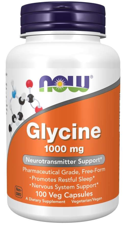 E-shop Glycín 1000 mg - NOW Foods, 100cps