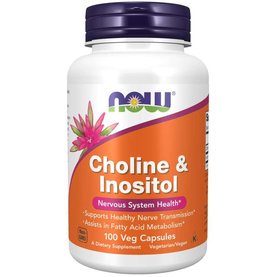 Choline & Inositol 500 mg - NOW Foods, 100cps