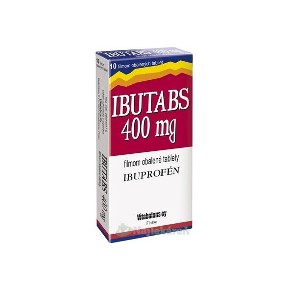 IBUTABS na bolesť 400 mg 10 tbl