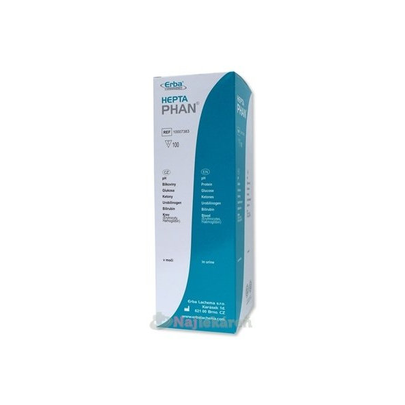 HEPTAPHAN diagnostické prúžky na moč 100ks