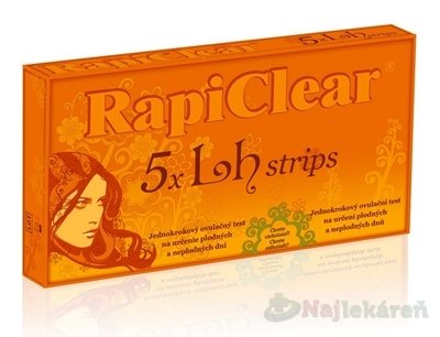 E-shop RapiClear 5 x Lh strips ovulačný test 5ks