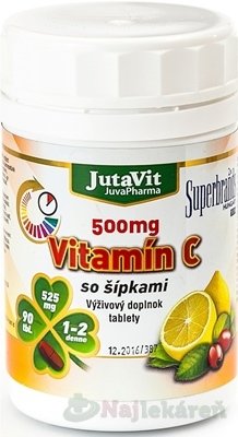 E-shop JutaVit Vitamín C 500 mg so šípkami