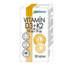 EDENPharma VITAMÍN D3 + K2 30 tabliet