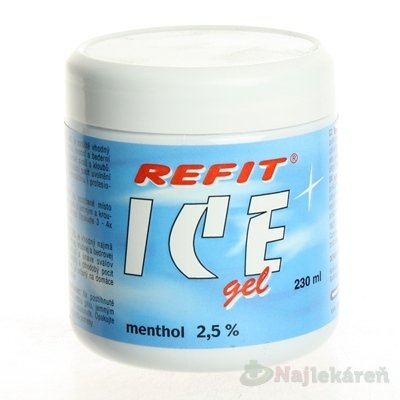 E-shop REFIT ICE GEL MENTHOL EXTRA, masážny gél 230 ml