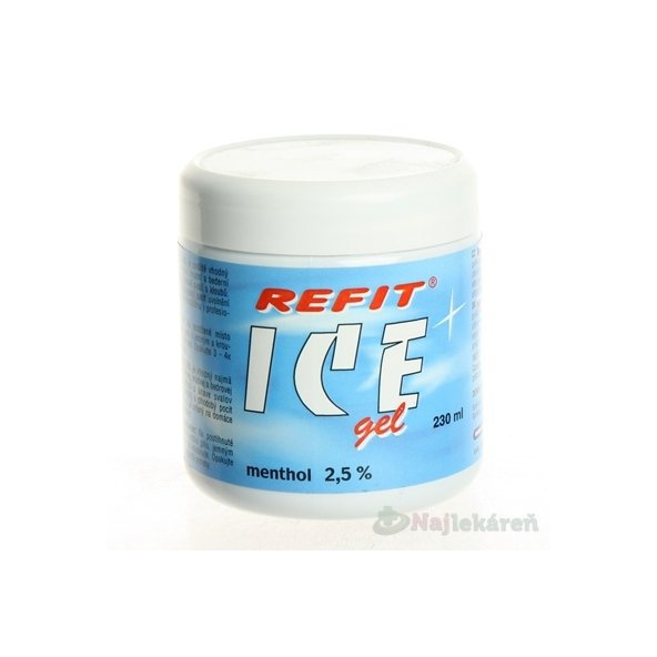 REFIT ICE GEL MENTHOL EXTRA, masážny gél 230 ml