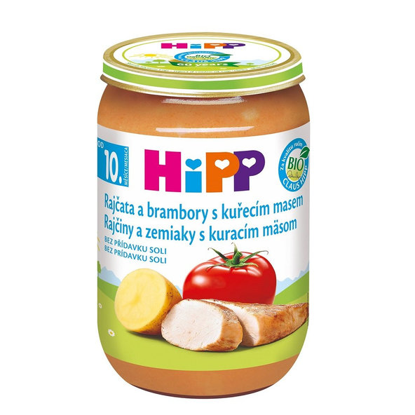 HiPP BIO Rajčiny a zemiaky s kuracím mäsom