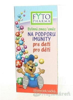 E-shop FYTO Pharma Bylinná zmes NA PODPORU IMUNITY pre deti, 20x1,5g
