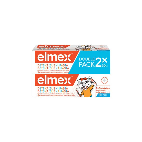 ELMEX KIDS ZUBNA PASTA DUOPACK 2X50ML