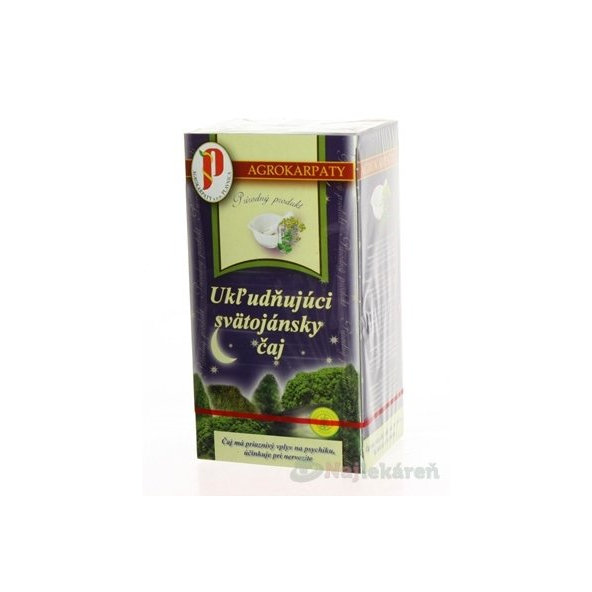 AGROKARPATY Ukľudňujúci svätojánsky čaj, 20x2g