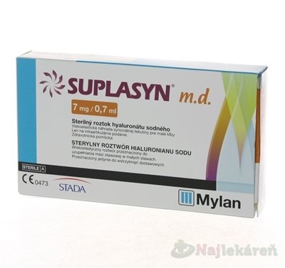 E-shop SUPLASYN m.d., sterilný roztok, 0,7 ml