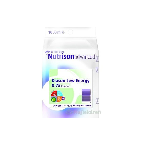 Nutrison advanced Diason Low nutrične kompletná výživa, 1000ml