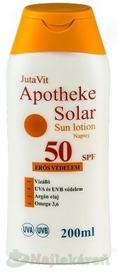 E-shop JutaVit Apotheke Solar Sun lotion 50 SPF mlieko 200ml