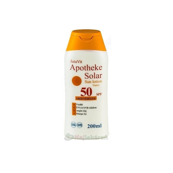 JutaVit Apotheke Solar Sun lotion 50 SPF mlieko 200ml