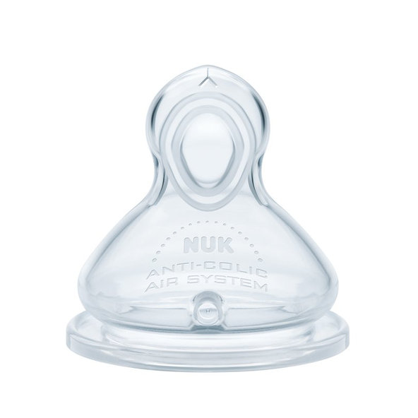 NUK FC + cumlík FLOW Control 6-18m. 2 ks