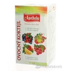 APOTHEKE PREMIER SELECTION ČAJ OVOCNÝ KOKTEJL, 20x2 g